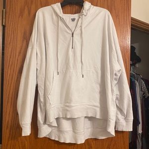 Aerie Hooded Quarter Zip Sweatshirt